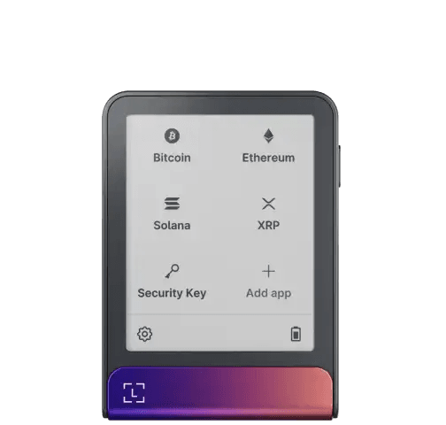 Ledger Flex hardware wallet in an official Ledger product image